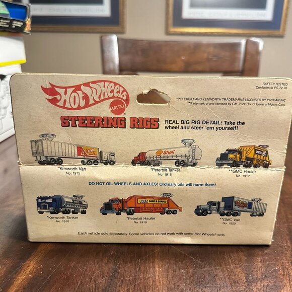 Hot Wheels Steering Rigs Kenworth Van Racing Team Die-Cast Truck - Picture 6 of 6